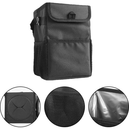50% HOT SALES！！！Universal Car Seat Back Folding Waterproof Oxford Cloth Trash Can Garbage Bin