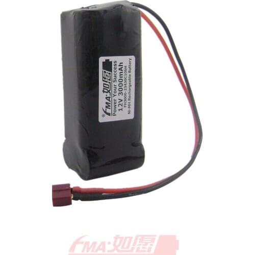 UAV Drone Model Plane Toy Battery High-power Ni-MH 12V 3000mAh w/T-plug SC10SH