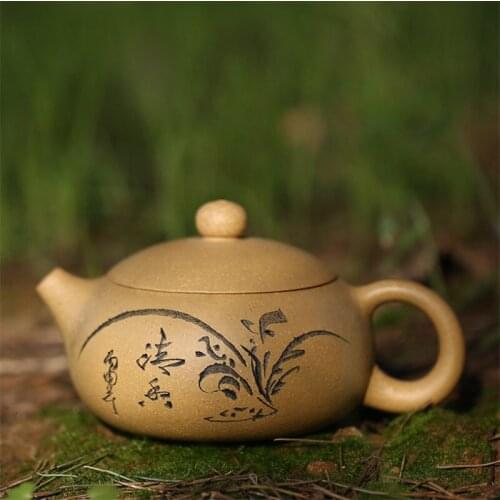 Yixing Purple Clay Teapot Xishi Tea Pot Handmade Kung Fu Kettle Creative Tieguanyin Puer Water Pot Drinkware Teaware Gifts