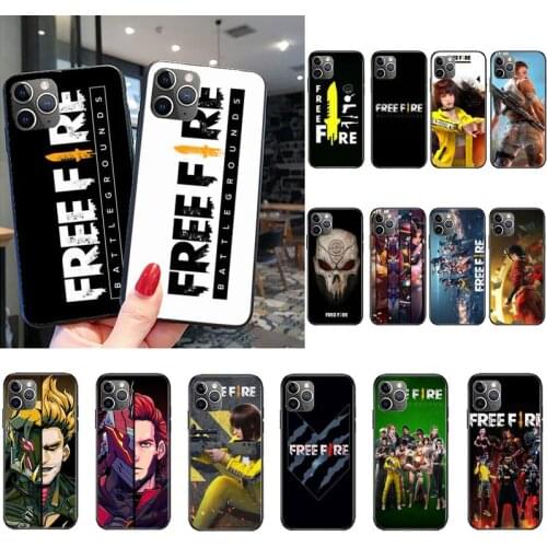 Free Fire Game Phone Case for iPhone 11 12 mini pro XS MAX 8 7 Plus X XS XR