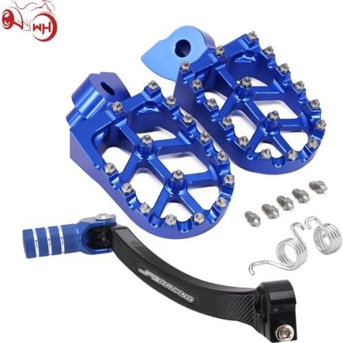 For YAMAHA YZ250F YZ450F YZ250FX YZ450FX WR250F WR450FMotorcycle Gear Shift Foot Lever Foot Pegs Rest Footrests Pedals Footpegs