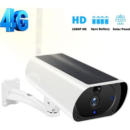 HISMAHO 3G 4G SIM Card IP Camera WIFI 1080P HD Solar Panel CCTV Camera Outdoor Battery Security Camera 2 Way Audio Night Vision