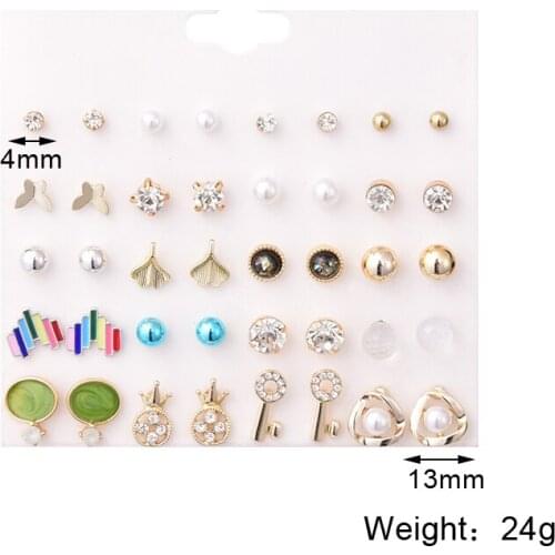 Earing Sets Women Vintage Stud Earrings Set серги 2021 тренды kolczyki Damskie Trendy Boho Wedding Jewelry Earrings Gift