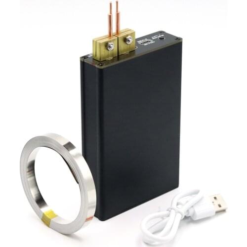 Compact Handheld Spot-Welding Machine High Power 3 Gears Adjustable Welders with 3-color Indicator Light for 18650 Battery