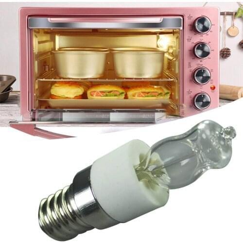 Oven Lamp E14 50W Oven Light 110V/220V High Temperature Resistant 500℃ Halogen Lamp Dryer Microwave Bulb Cooker Hood Lamps