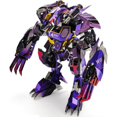 Microworld 3D Metal Puzzle Figure Toy Werewolf model kits Educational kits Education Gift Toys For Children