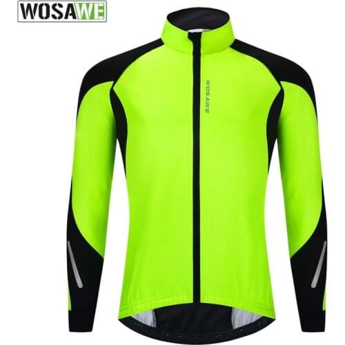 Mens Winter Cycling Jacket Reflective Waterproof Running Riding Bike Bicycle Jackets Thermal Windproof Softshell Windbreaker