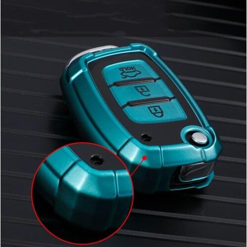 Soft TPU Car Key Full Cover Case Shell For Hyundai Tucson Creta ix25 I10 i20 i30 Verna Mistra Elantra Santa Fe 2015-2018 Remote