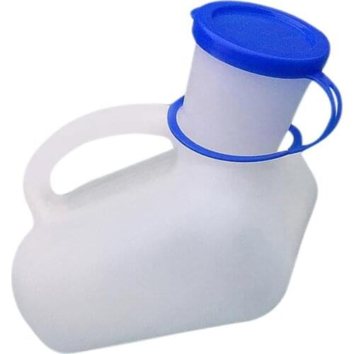 1000ML unisex urinal with interface PE urinal Portable urinal cleaning bucket for outdoor camping car man woman with randomcolor