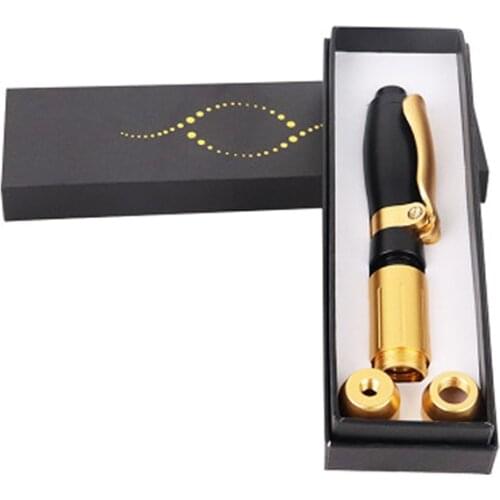 2in1 Meso Injection Gun Hyaluron Pen 0.3ml&0.5ml Gold Head Hyaluronique Acid Lip Filler Jnjector Noninvasive Nebulizer
