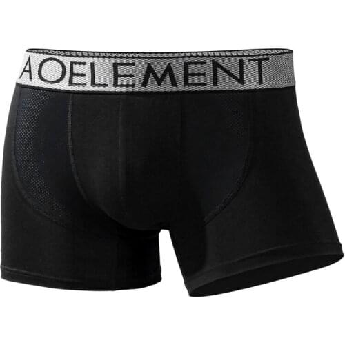 Sexy Mens Underwear Modal Boxers Breathable Mesh Panties For Man Mid-Rised Pouch Underpants Male Boxershorts Homme Plus Size
