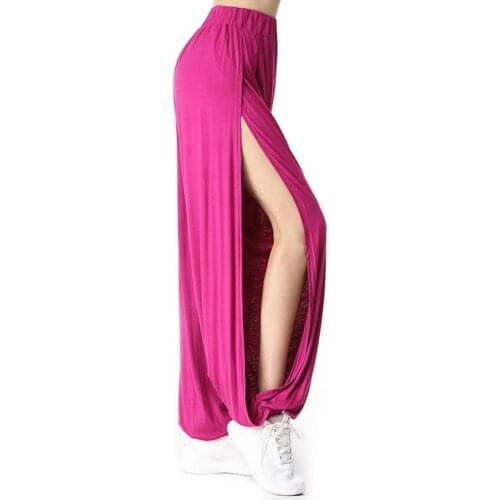 Yoga Pants Women High Waist Breathable Comfortable Modal Yoga Pants Loose Trousers Jogging Wide Leg Pants