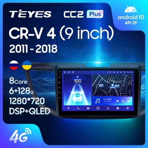 TEYES CC2L CC2 Plus For Honda CR-V CRV 4 RM RE 2011 - 2018 Car Radio Multimedia Video Player Navigation GPS Android No 2din 2 din dvd