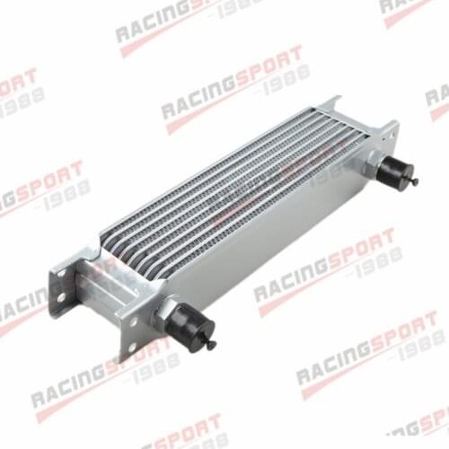 Universal 9 Row -8AN AN8 AN-8 AN 8 Engine Transmission Oil Cooler Silver