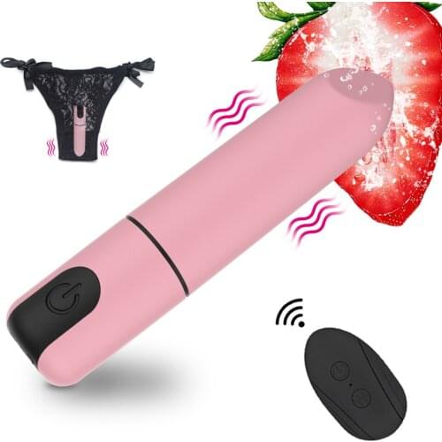Vibrating Panties Mini Bullet Vibrator Wireless Remote Control Clitoris Stimulator Vaginal G Spot Dildo Vibrator Erotic Sex Toys