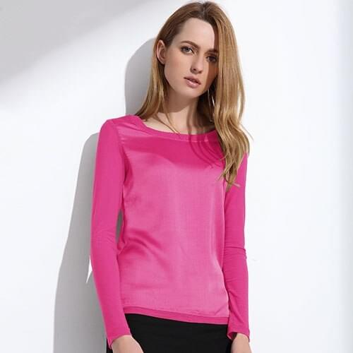 2021 Womens Shirts Blouses Long Sleeve Formal Chiffon Blouse Women Shirts White Black 9 Color Silk Tops and Tees Satin Blouse