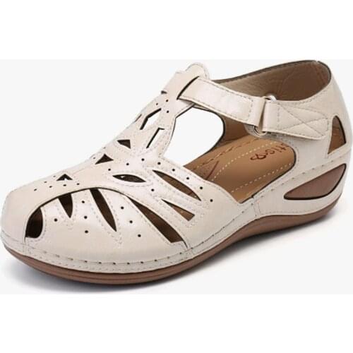 Big Size Women Sandals Platform Sandals Hook Loop Beach Sandal For Woman Flat Women Shoes Female Beach Shoes Woman Gladiator