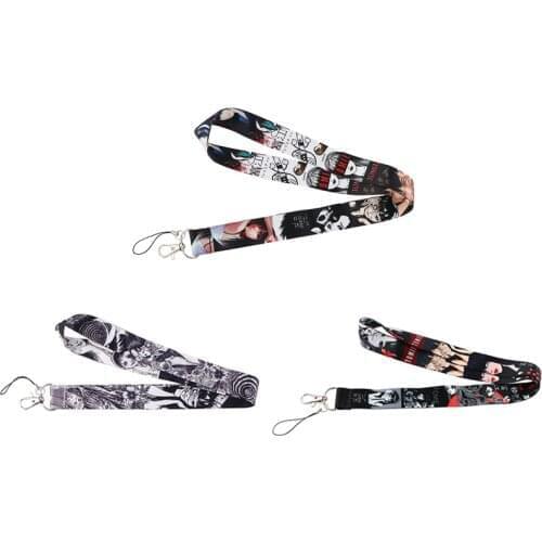 10pcs/lot J2932 Horror Movie Neck Strap Lanyards for keys ID Card Pass Gym Mobile Phone USB badge holder DIY Hang Rope