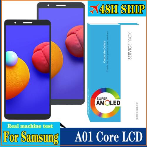 100% Original 5.3'' Display for Samsung Galaxy A01 Core SM-A013G A013F A013G A013M/DS LCD Touch Screen Digitizer Repair Parts