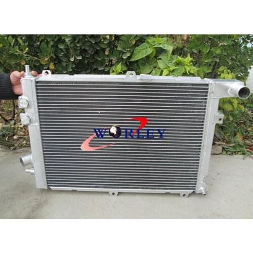 2ROW for Opel for Vauxhall for Calibra Turbo C20LET 50mm Core Alloy Aluminum Radiator +FAN