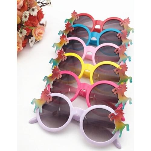 24 Pairs/lot Colorful Unicorn Party Favors Birthday Party Gifts for Kids Funny Unicorn Sunglasses Unicorn Party Supplies