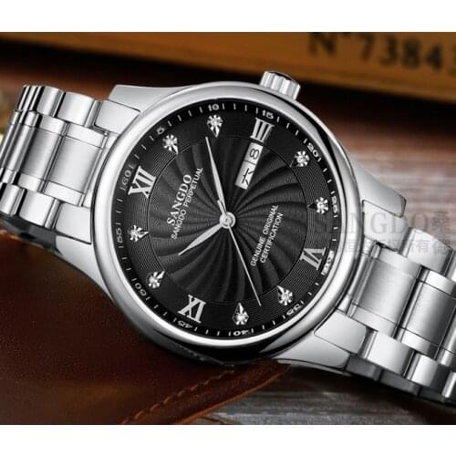 40mm Sangdo Luxury watches Automatic Self-Wind movement Sapphire Crystal High quality 2018 new fashion Mens watch 33S