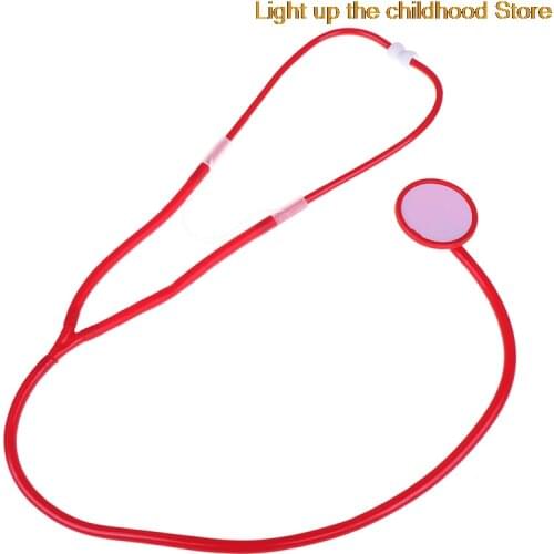 83CM Puzzle Be a doctor toys Science Popularization Stethoscope Toy Play house toys Childrens DIY Simulation stethoscopes