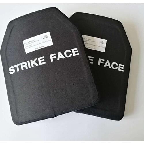 Helmet Hornbills 2pcs 10"x12" Alumina&PE NIJ Lvl IV Bulletproof Panel/ Al2O3 Level 4 Stand Alone Ballistic Panel/level 4 Plates