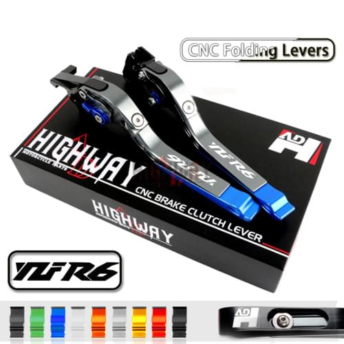 CNC Aluminum Brake Handle Bar Lever Extendable Folding Adjustable Brake Clutch Levers For YAMAHA YZF R6 YZF-R6 2017-2019