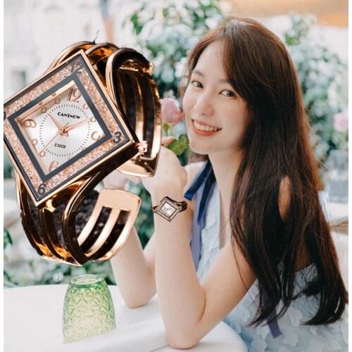 Women Watches Fashion Luxury Brand stainless steel Gold Dial women bracelet watch Quartz Clock relogio feminino zegarki