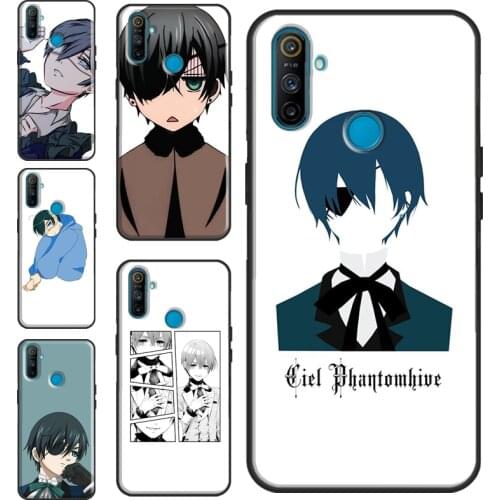 Black Butler Ciel Phantomhive For Realme 8 Pro 6 7 Q3 Pro GT Neo C15 C3 C21 C11 Phone Case For OnePlus 9 Pro 8 7T 8T 9R