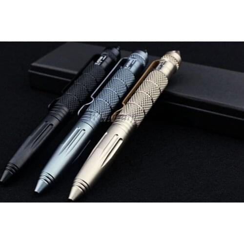 Black Portable Outdoor Camping Survival Tactical Pen Emergency Military Self Defense Weapon Multifunctional Emergency Hammer