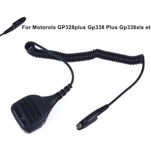 PTT Speaker Microphone for Motorola Walkie Talkie GP344 GP388 GP328Plus GP338Plus GL2000 EX500 Portable cb Radio Microphone