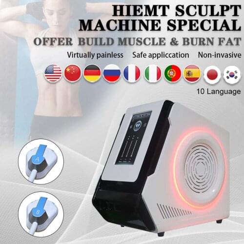 2021 ADG 5 handles EMSlim slimming Device Fat Burn Muscle Sculpt Stimulator Electromagnetic Machine Weight Loss Cellulite Reduce