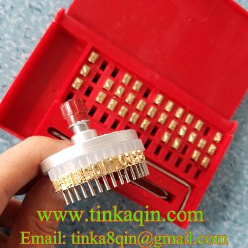 FRMB-810 980 1010 1120 Copper font Hualian Automatic continuous sealing machine English EXP letters date letters sealer accessor