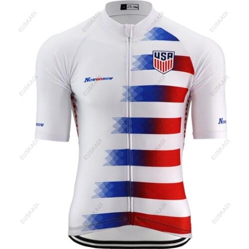 NO ME NO GAME - Pro USA Team Cycling Jersey Summer Short Sleeve High Quality Color Stripes Men Road Bike Clothing Tight Tops