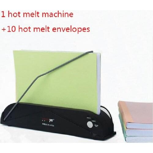 Glue binding machine hot melt glue automatic A4 document office desktop binding machine book text voucher electric glue sealing