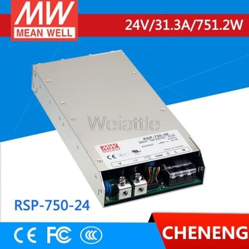 MEAN WELL original RSP-750-24 24V 31.3A meanwell RSP-750 24V 751.2W Single Output Power Supply