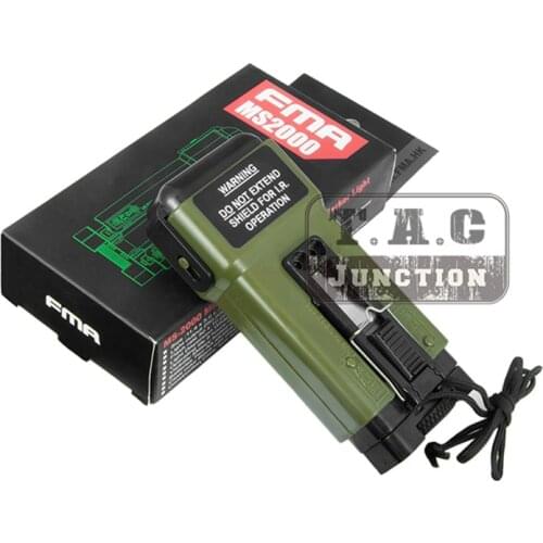 Tactical MS2000 IR Strobe Light Model 1:1 Outdoor Decorative Distress Marker Helmet Signaling Light Replica Hobby Display Model