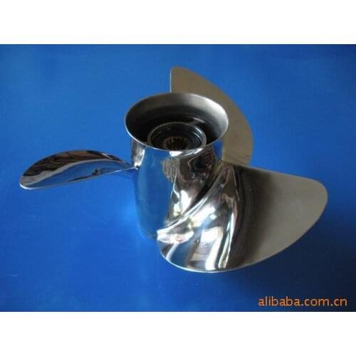 Stainless Steel Marine Propeller for Honda Yamaha 60-90HP Outboard Motor Boat Hook Engine