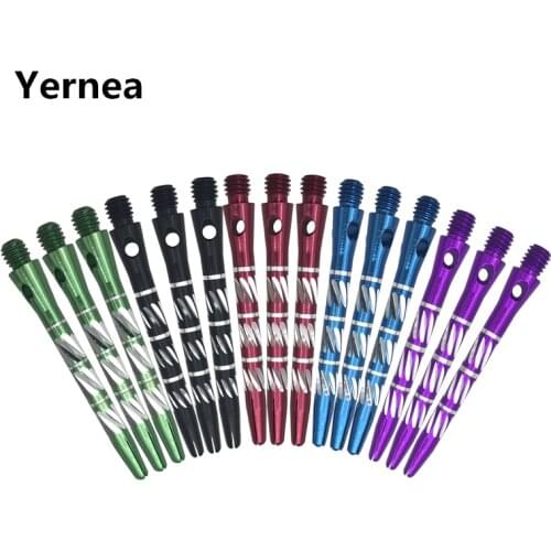 New New 3Pcs Chromatic Darts Shafts 45mm Aluminium Alloy Material Shaft Dart Accessories Throwing Toy Darts Shafts