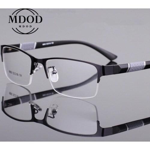 New Anti-fatigue Reading Glasses Men and Women Half Frame Diopter Glasses Business Men Reading Glasses -1.0 To -6.0