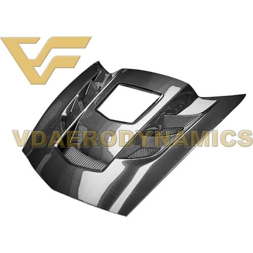 Suitable For 14-19 Chevy Corvette C7 VAD-T Carbon Fiber Hood Engine Bonnet - Fiberglass available