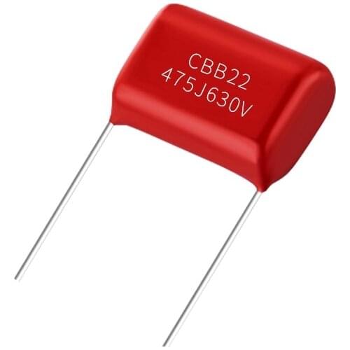 5PCS 630V475 4.7UF Pitch 25MM 630V 475 CBB Polypropylene film capacitor