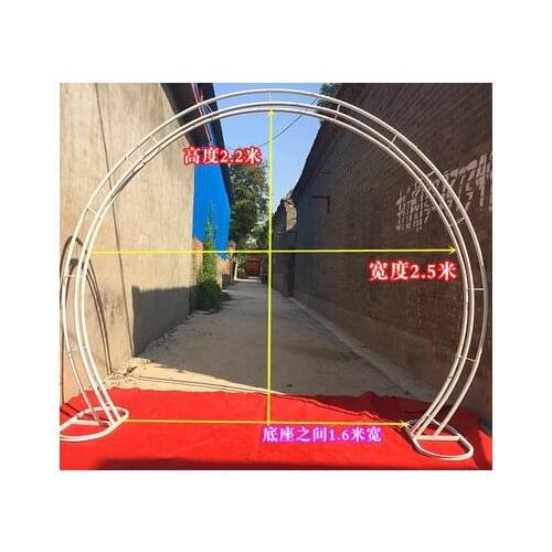 Wedding arch shelf. The balloon arches frame... Knot wedding flower has opened door frame