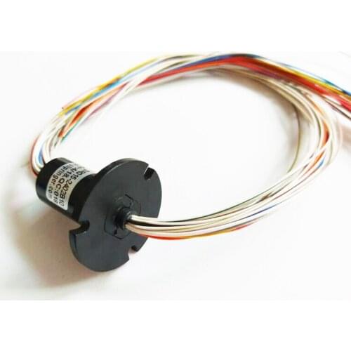 Conductive Slip Ring 24 Wires 1.5A PTZ Pan Tilt HD Slip Ring Diameter 15.5mm Spare Part