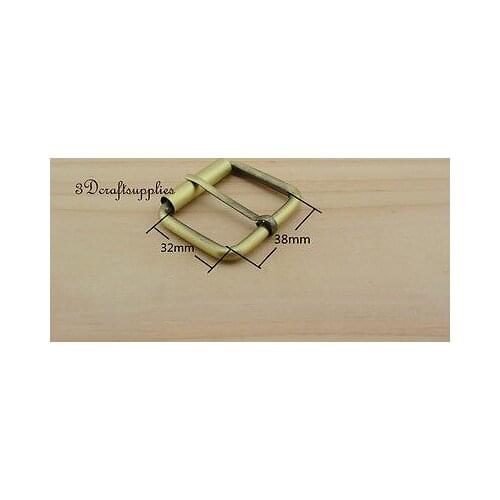 Belt buckle roller hardware pin buckle 1 1/2 inch anti bronze 6 pcs E83