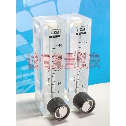4~40L/h Panel Flowmeter LZM-6T Adjustable Flowmeter Fast Interpolation