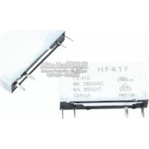12V relay HF41F-012-HS HF41F012HS HF41F 012 HS 12VDC DC12V 6A 4PIN