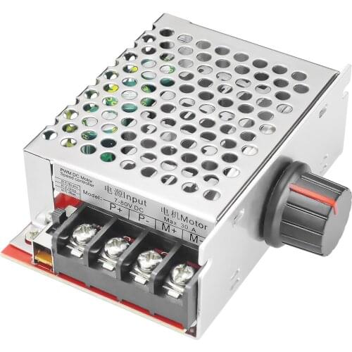 PWM DC Motor Governor 12V 24V 60V 72V 30A Speed Control Switch Module Motor Controller